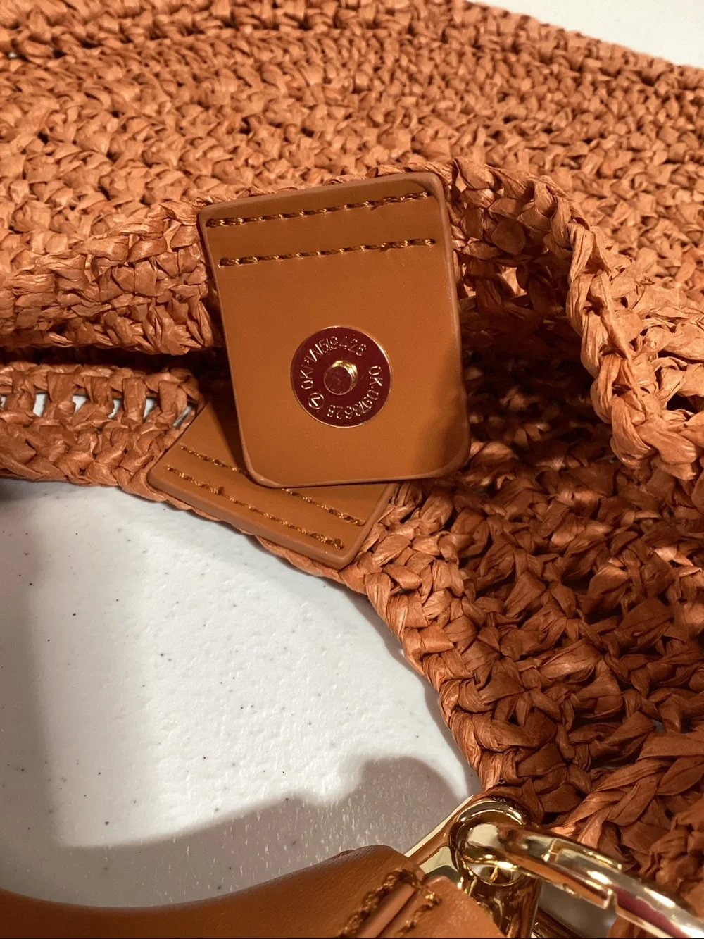 Woven Hobo Bag in Rust Brown - Stylish Casual Carry